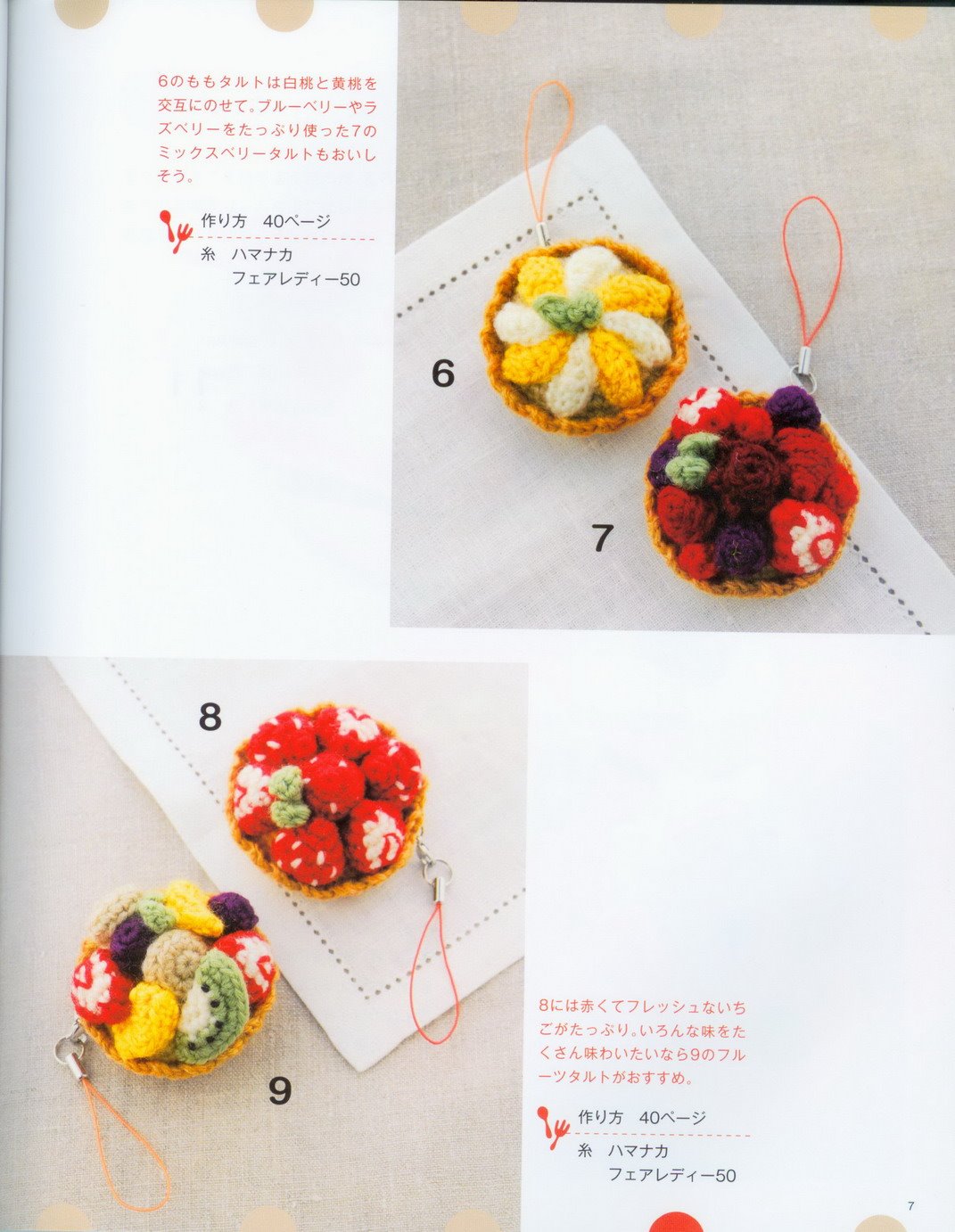 Fruits cakes amigurumi pattern 1 (1)