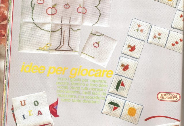 Games toys for babies cross stitch puzzle domino (1)