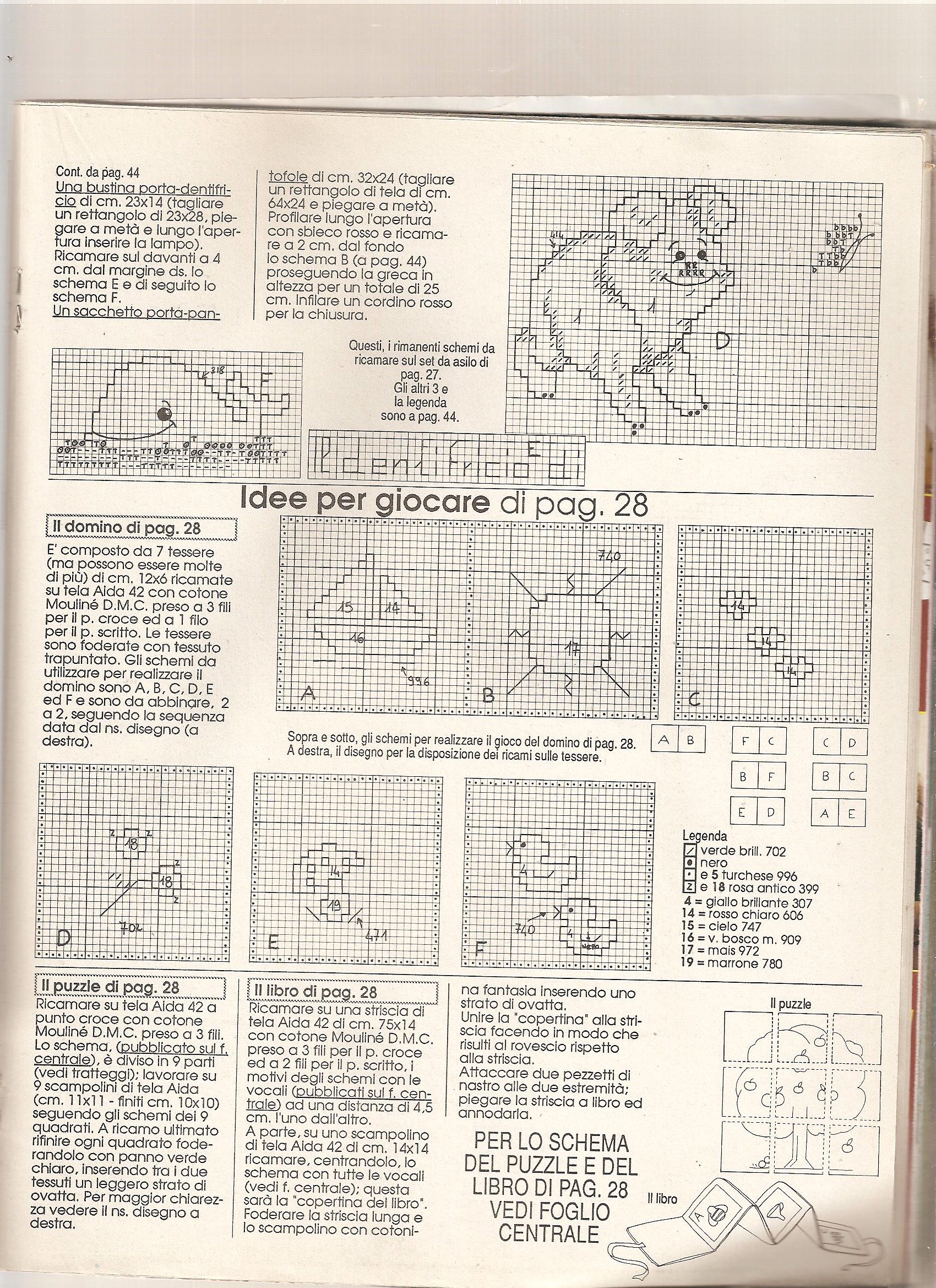 Games toys for babies cross stitch puzzle domino (2)