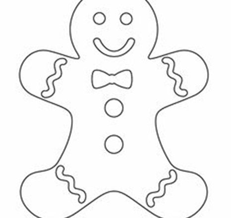Gingerbread man free felt pannolenci pattern