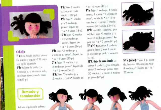 Girl with umbrella amigurumi pattern (3)