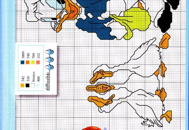 Grandma Duck beautiful cross stitch patterns (2)