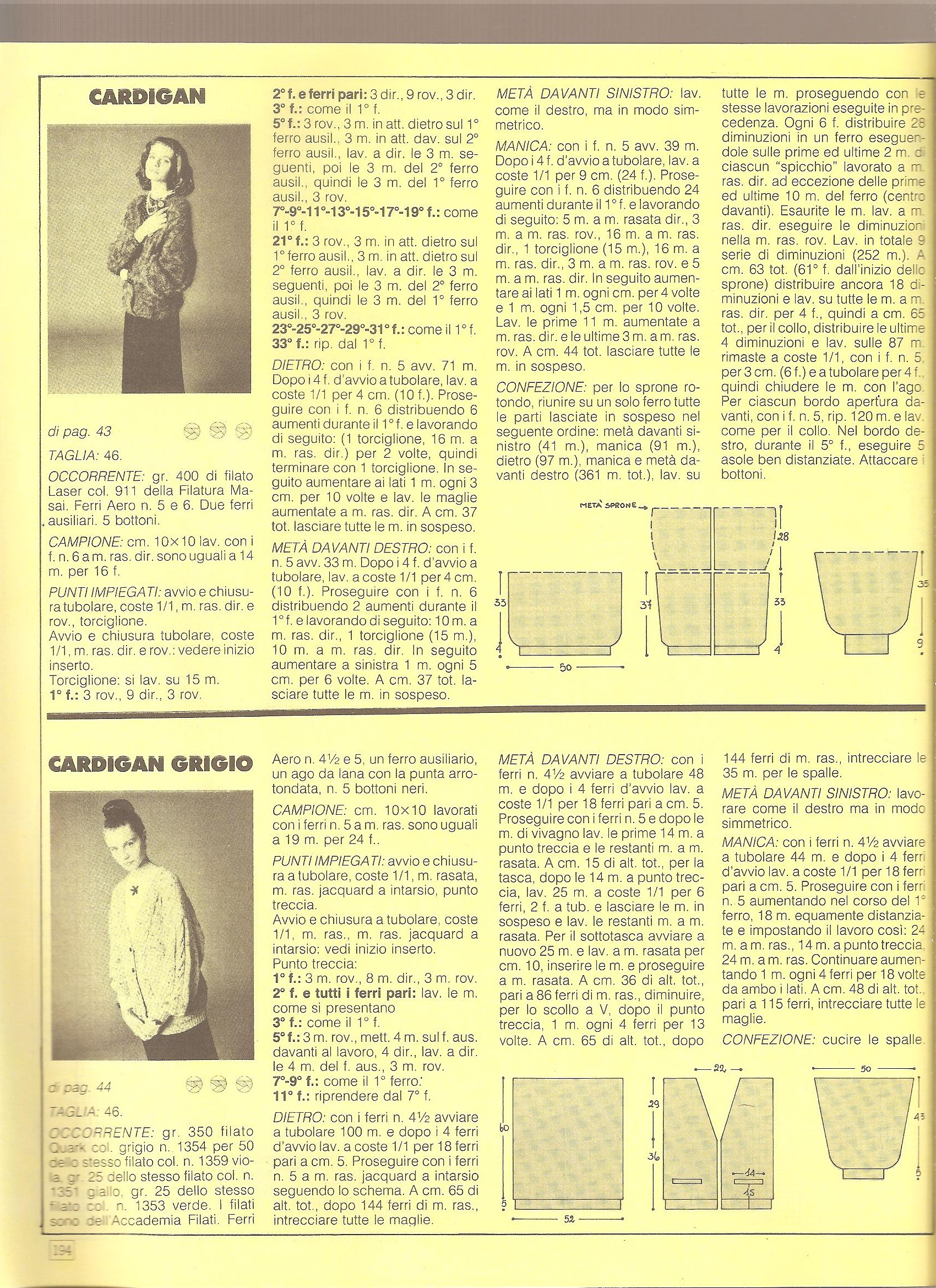 Gray cardigan knit fashion knitting pattern (2)
