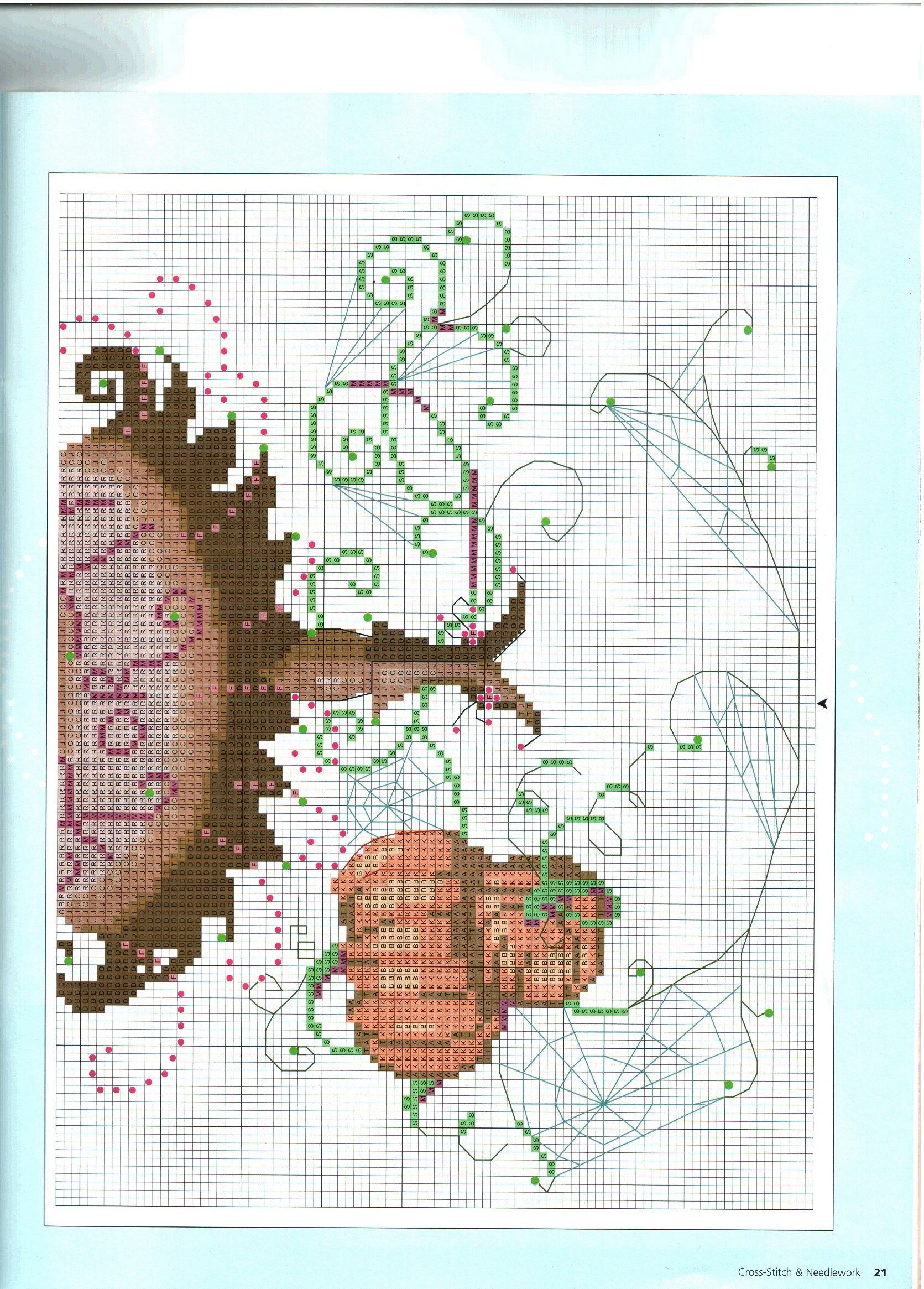 Halloween fairy cross stitch pattern (4)
