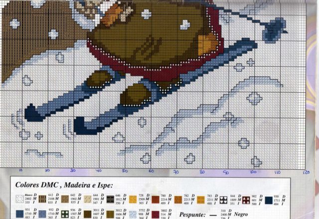 Halloween witch cross stitch pattern (2)