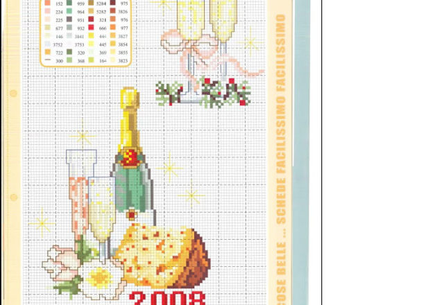 Happy New Year cross stitch pattern (1)