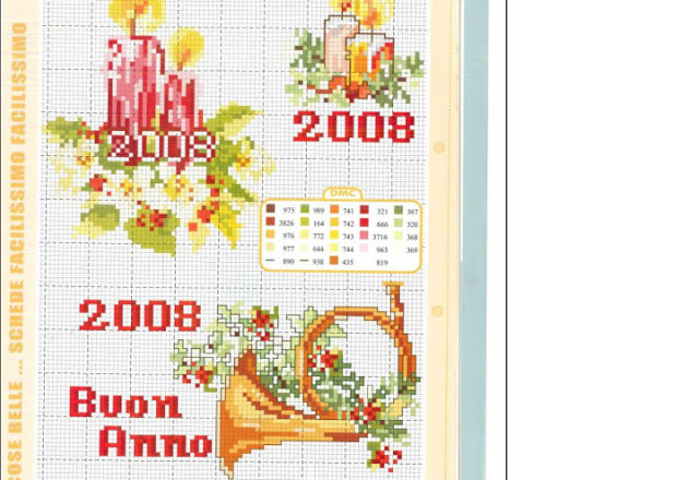 Happy New Year cross stitch pattern (2)