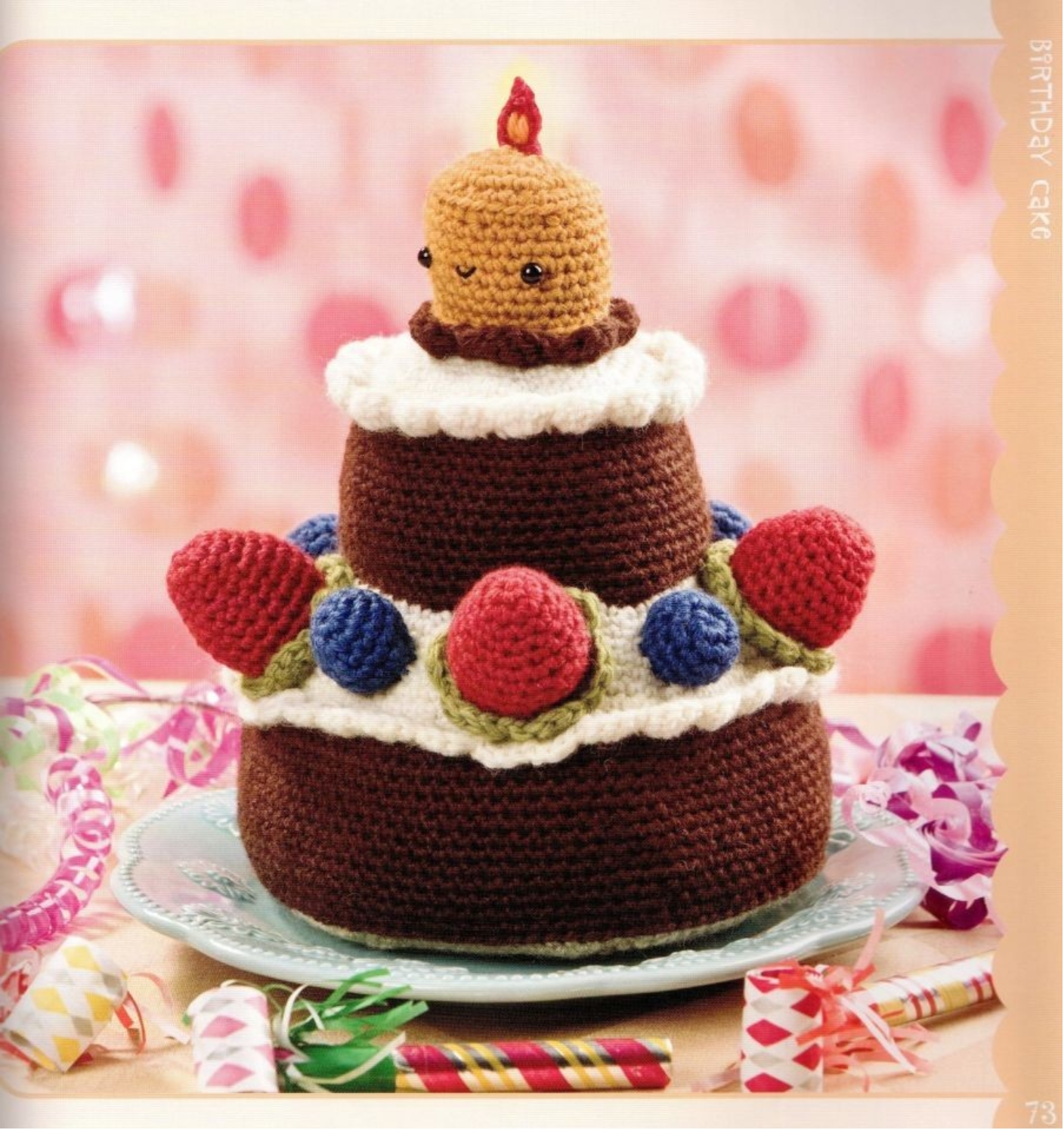 Happy birthday cake amigurumi pattern (3)