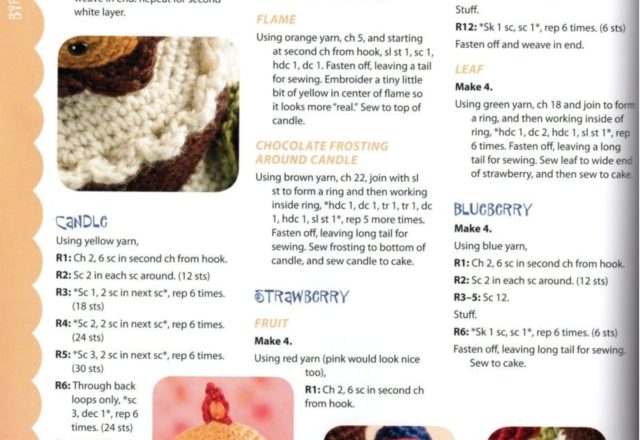 Happy birthday cake amigurumi pattern (4)