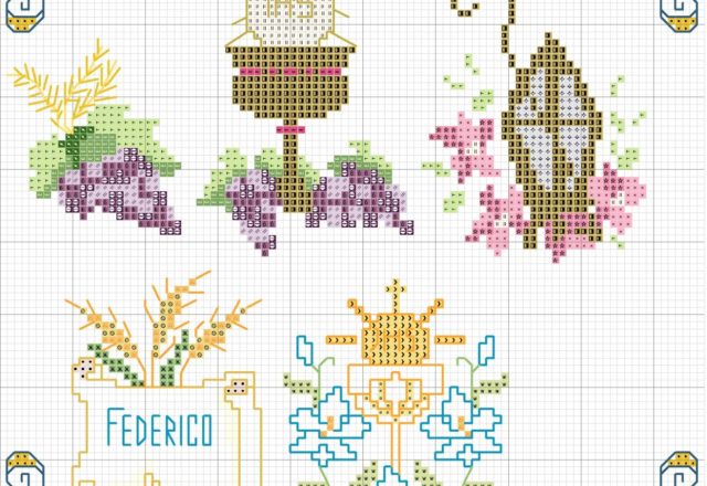 Holy Communion cross stitch pattern (3)