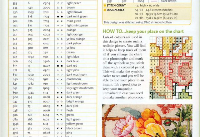 Home cross stitch painting with floral window (2)