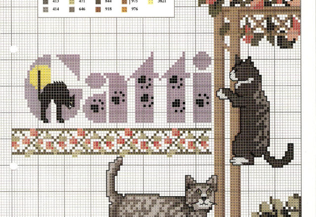 I love my cat free cross stitch pattern (2)