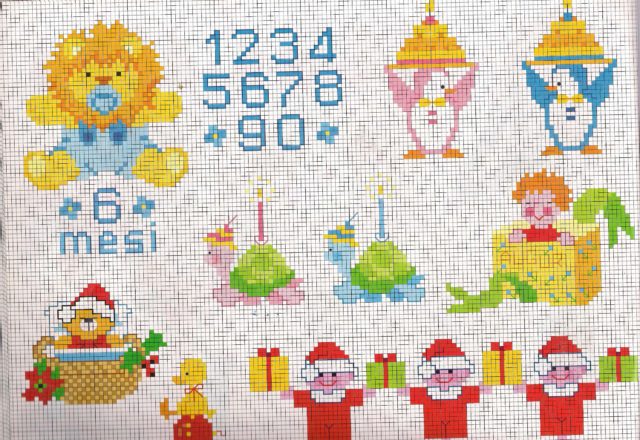 Idea cross stitch baby blanket was born six months ago