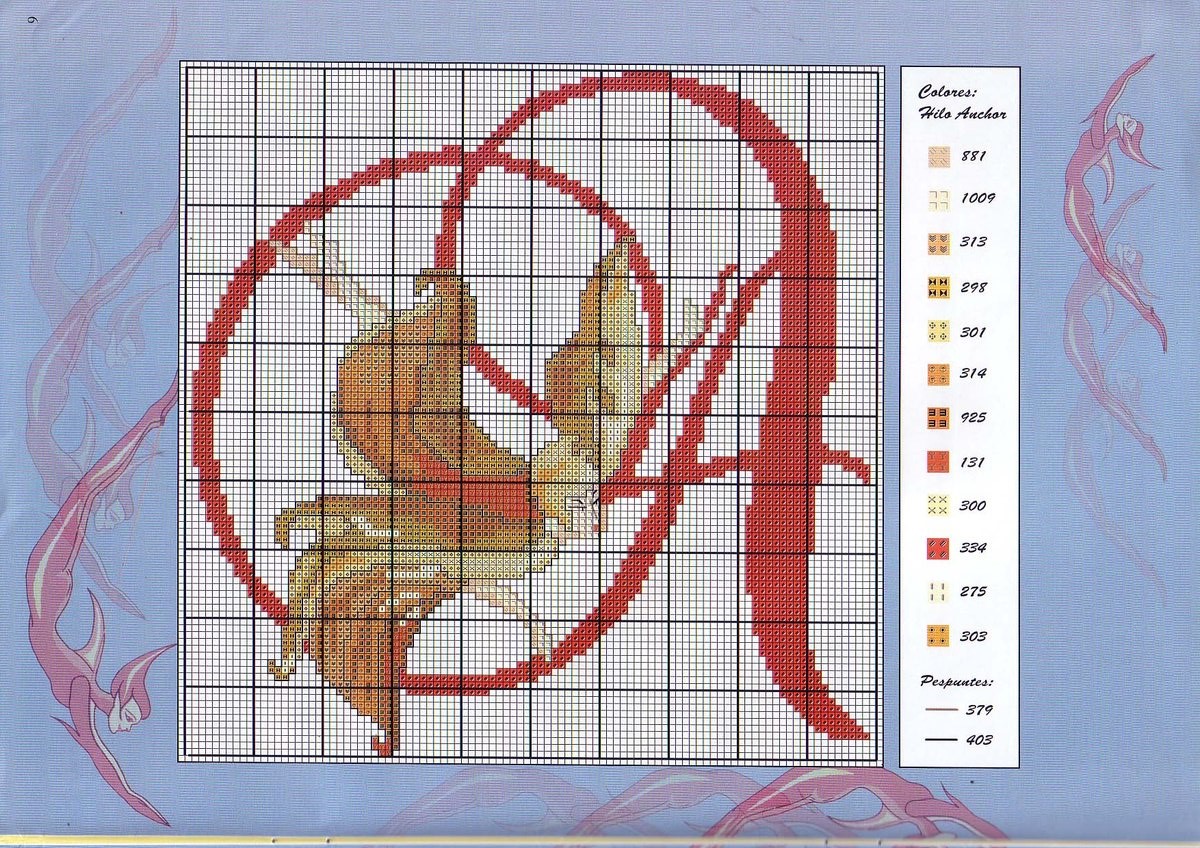 Initial letter A with red witcher