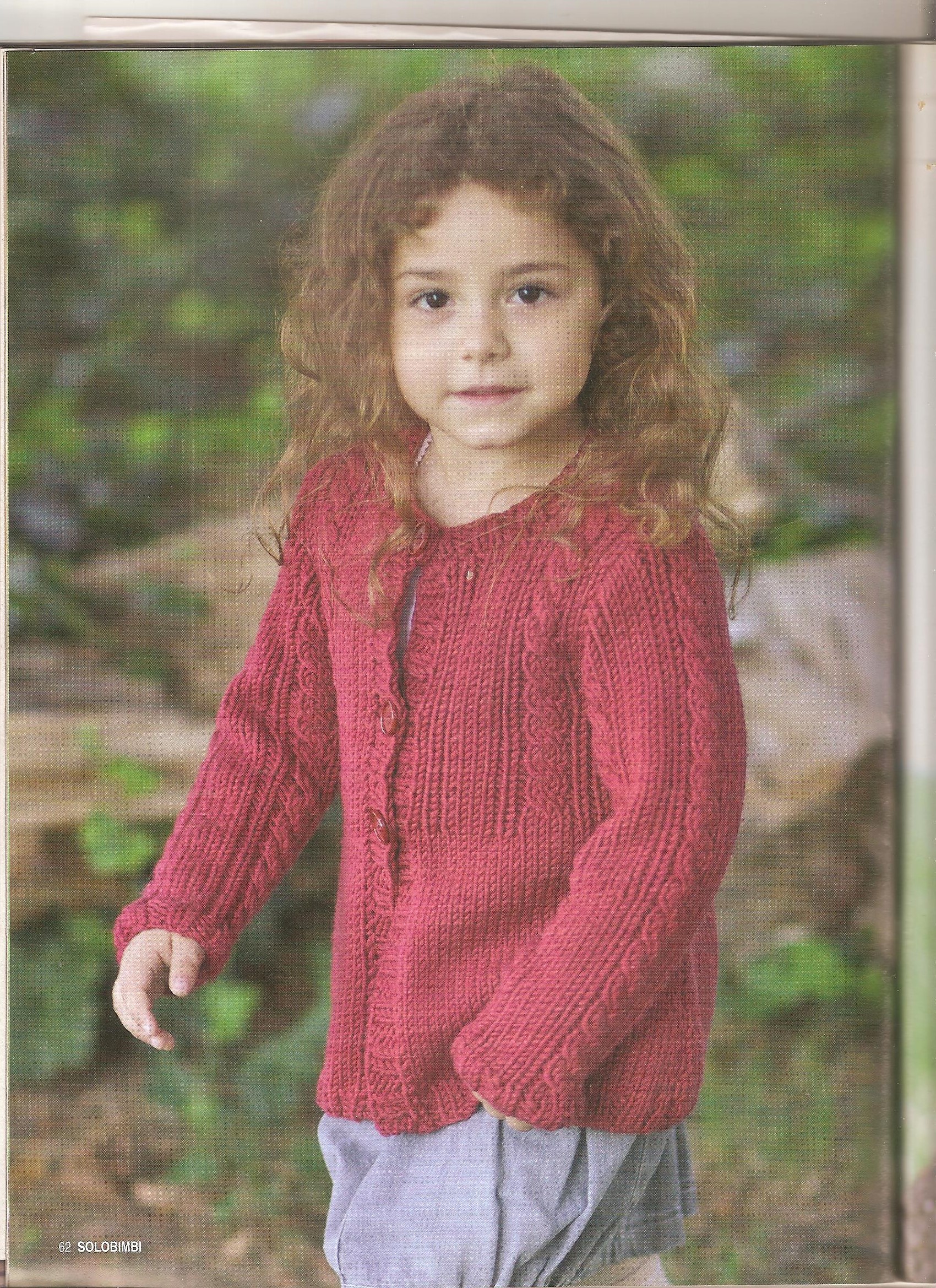 Jacket knitted for kids knitting pattern (1)