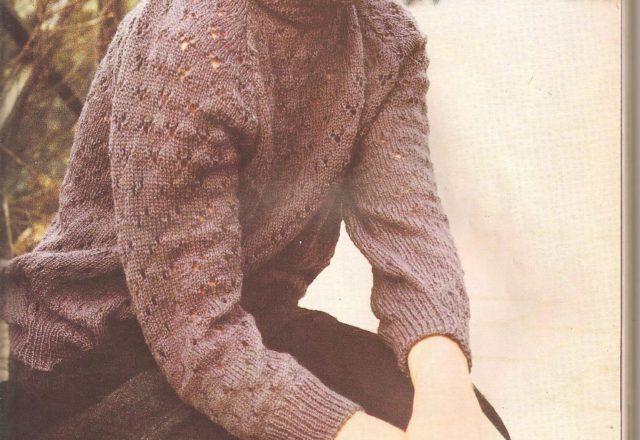 Jersey pull plum knitting pattern (1)