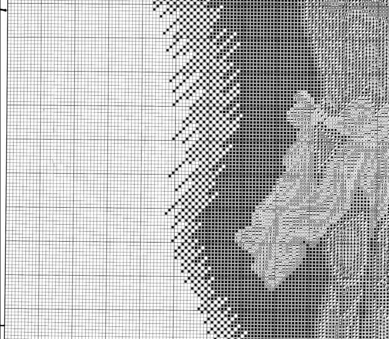 Jesus on the cross stitch pattern cross (4)