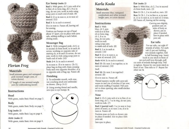 Karla Koala amigurumi pattern