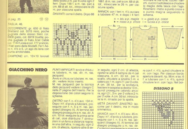 Knit pull black knitting pattern (2)