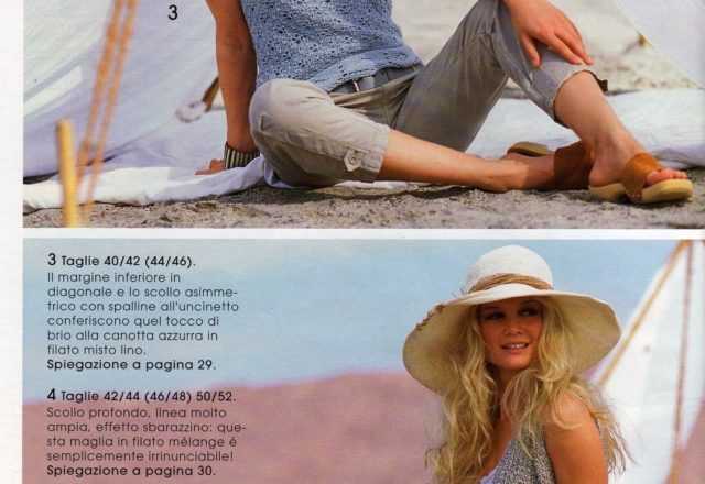 Knit v-neck knitting pattern(1)