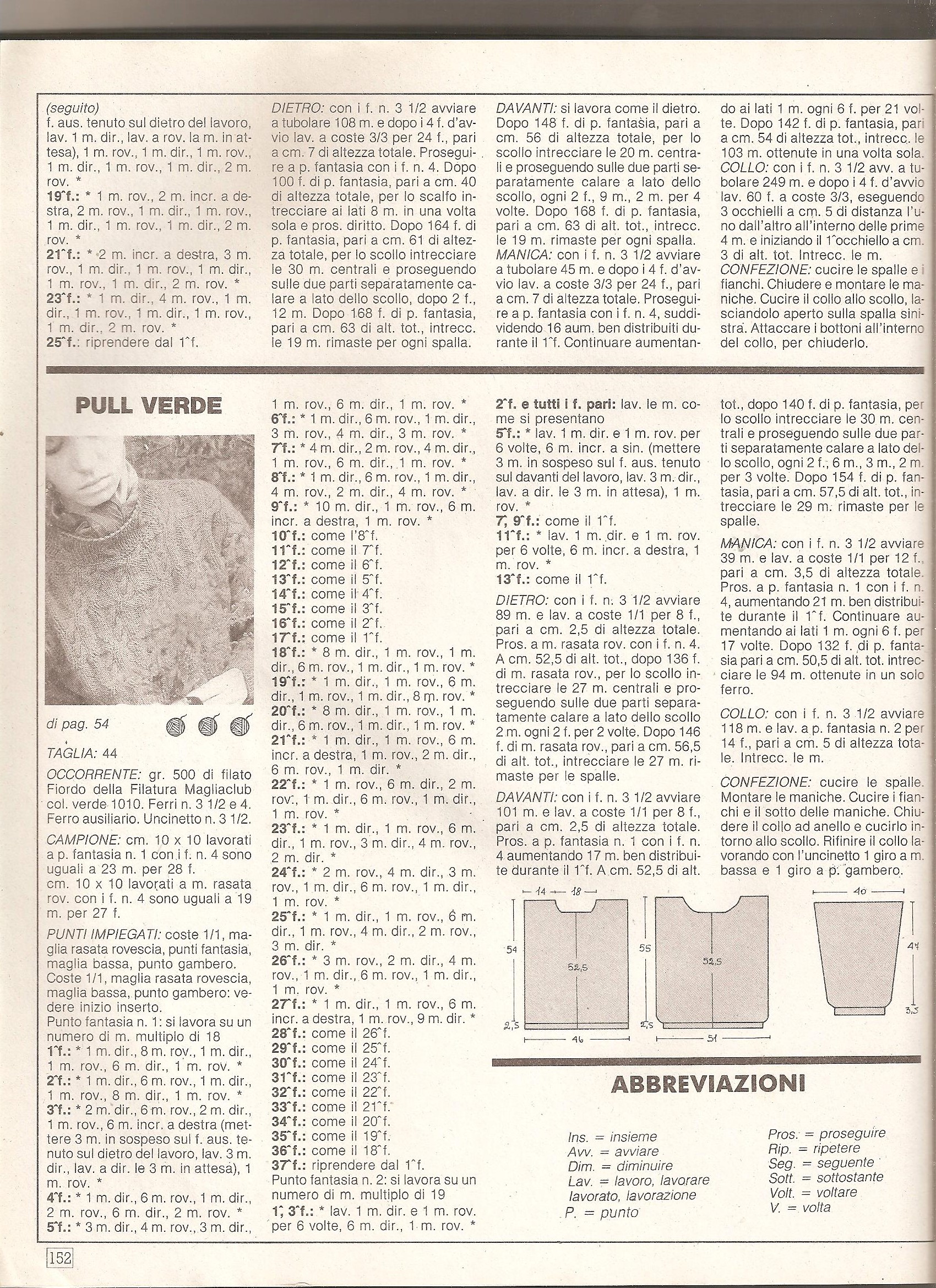 Light blue pull knitting pattern (3)