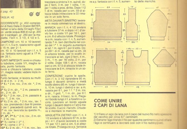 Light blue twin set knitting pattern (2)