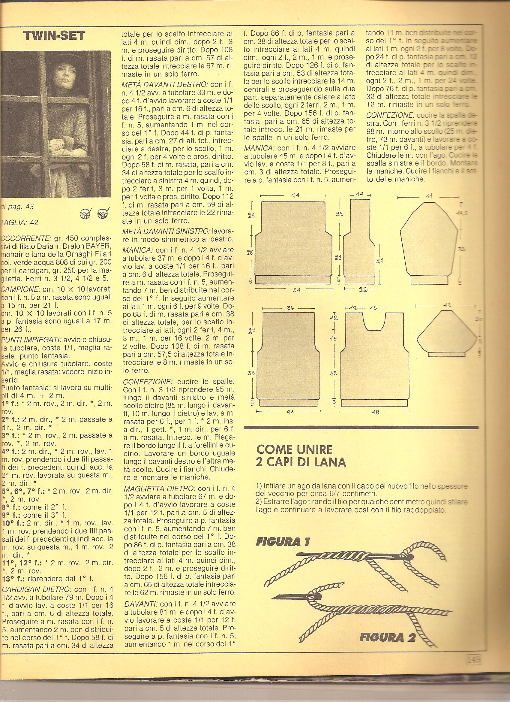 Light blue twin set knitting pattern (2)