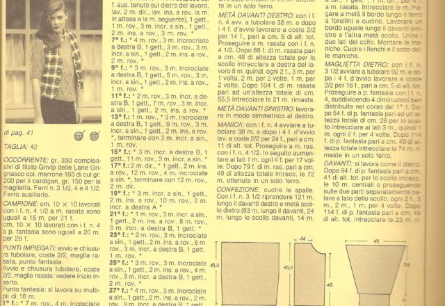 Light brown twin set knitting pattern (2)