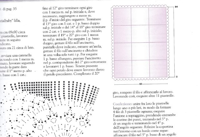 Lilac crochet baby blanket (2)