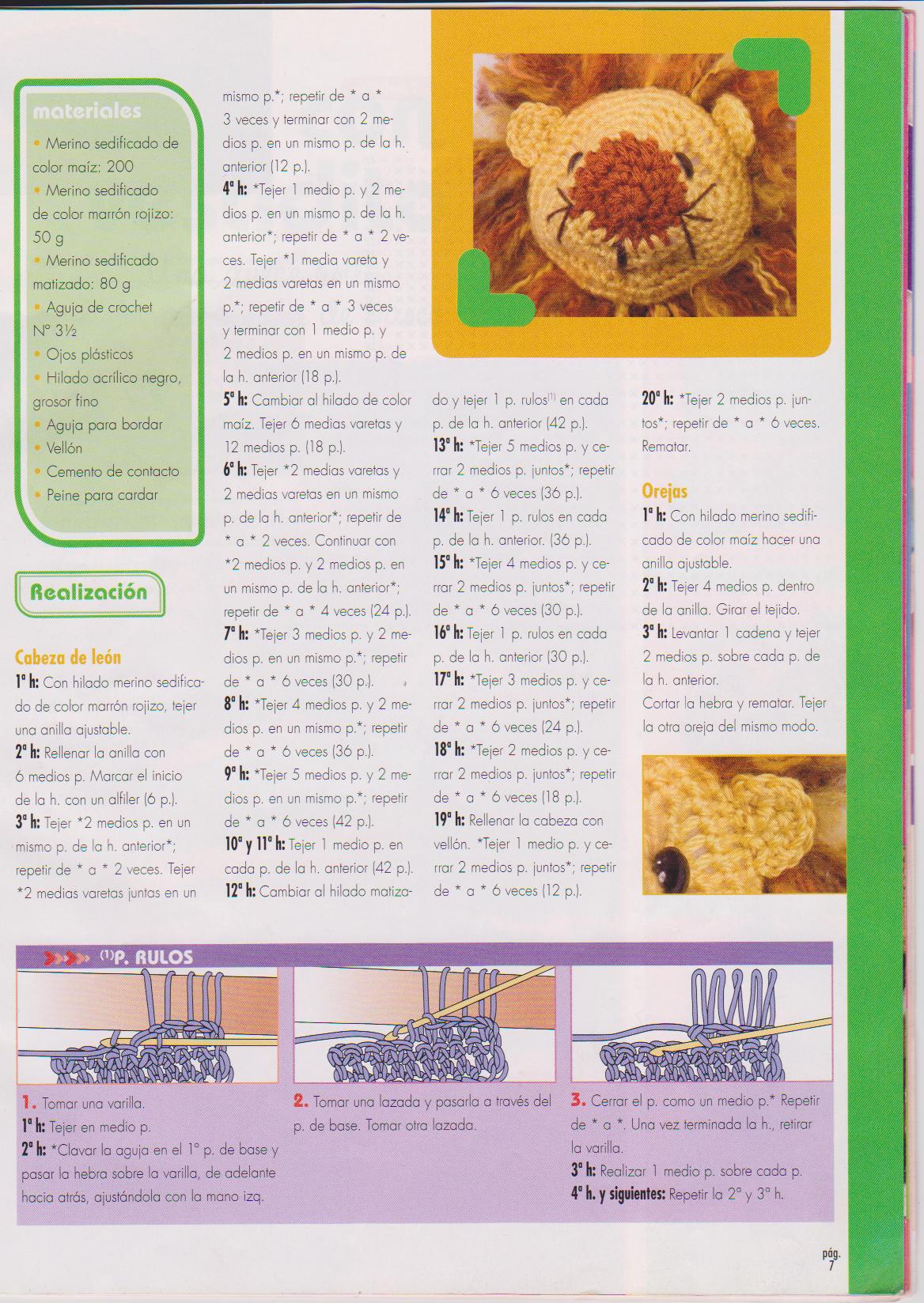 Lion slippers amigurumi pattern 1 (2)