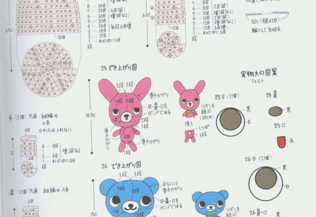 Little blue bear amigurumi pattern (3)