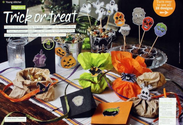 Little cross stitch pattern of Halloween (1)