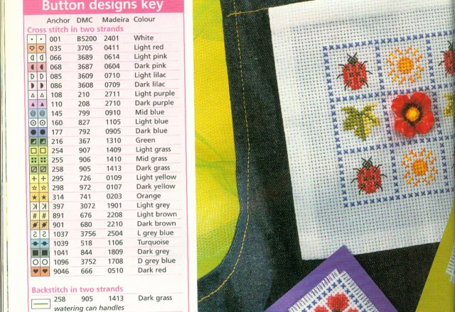Little fresh flowers cross stitch pattern (3)