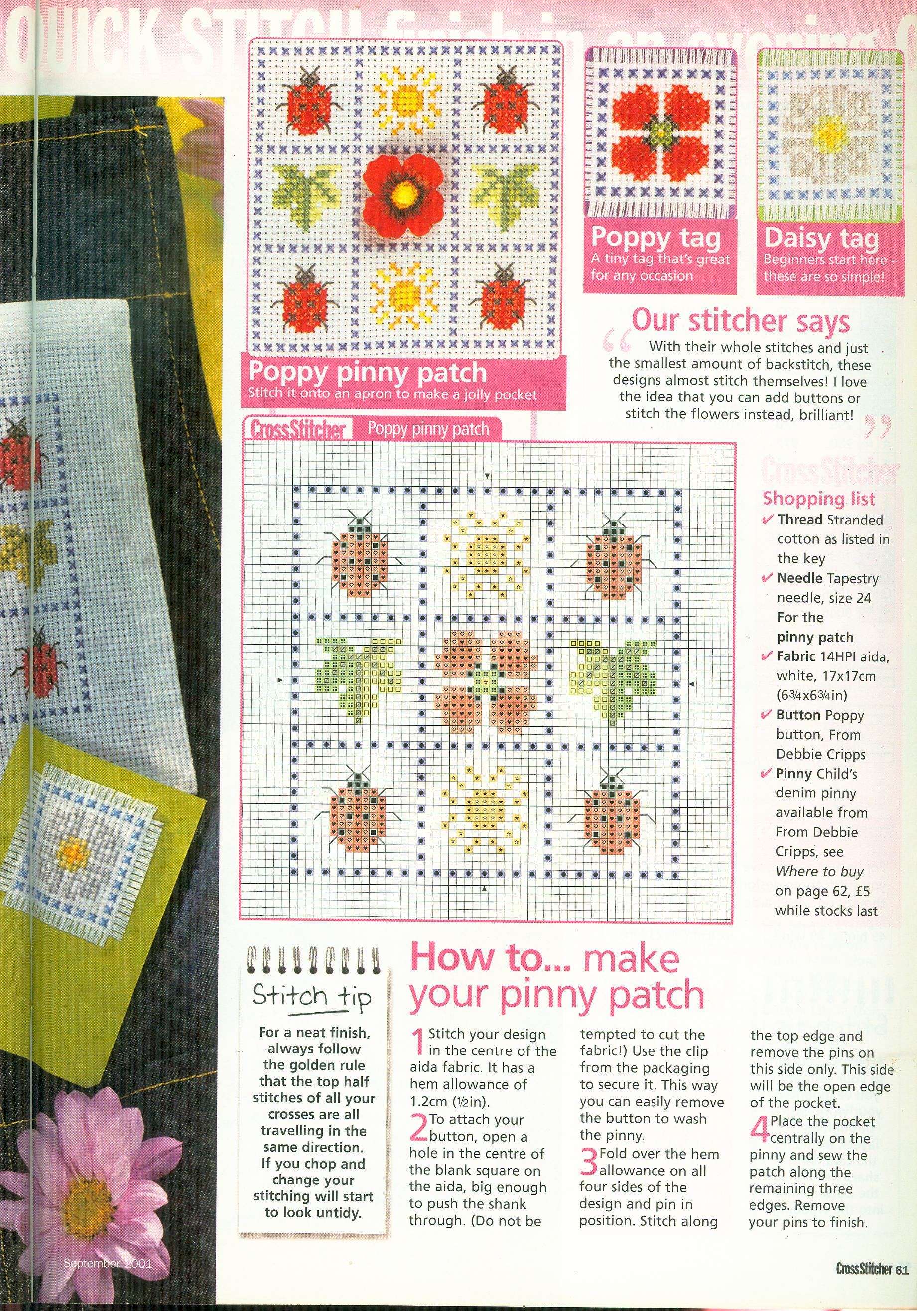 Little fresh flowers cross stitch pattern (4)