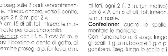 Little pink fress for baby-girl knitting pattern (2)