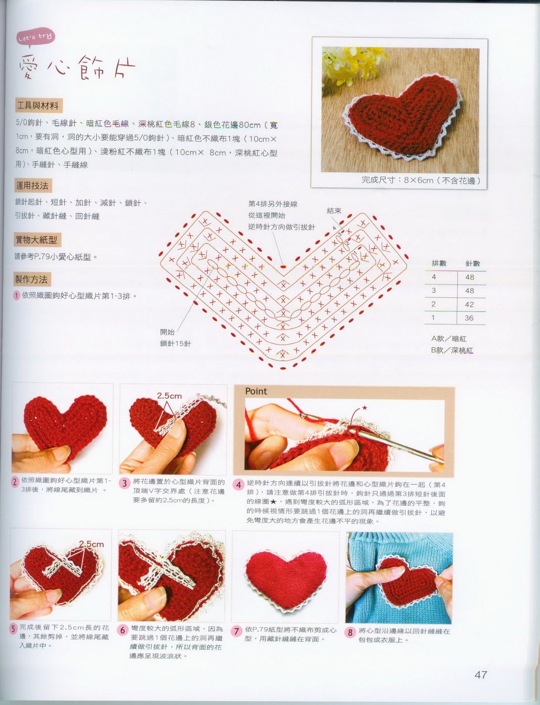 Little red heart amigurumi pattern 1 (2)