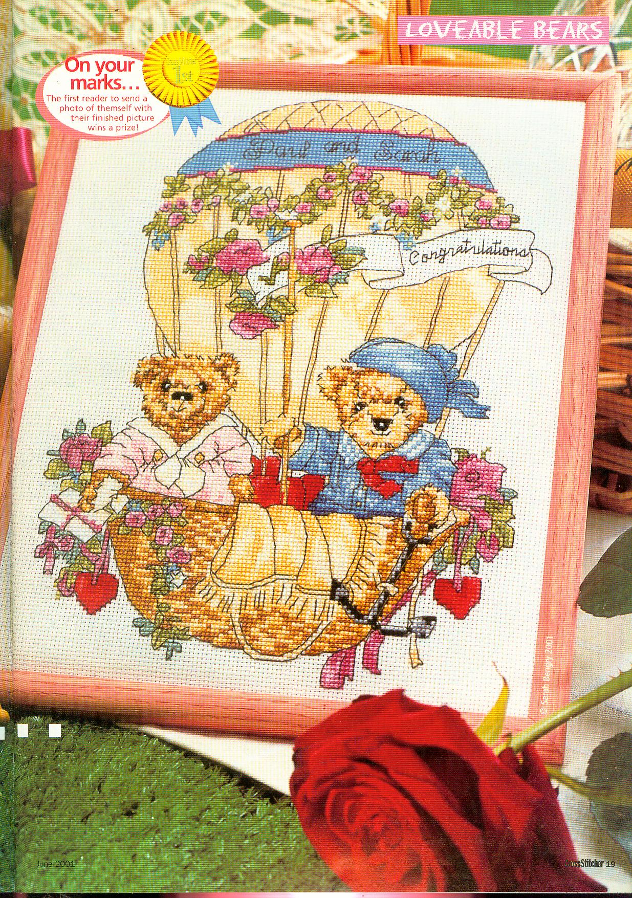 Loveable bears cross stitch pattern (1)