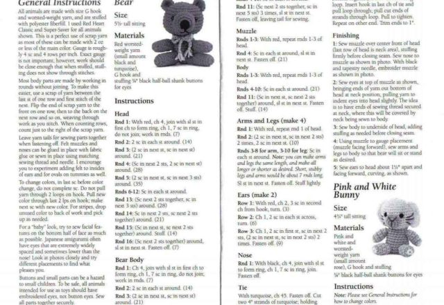 Lovely bear amigurumi pattern 1 (1)