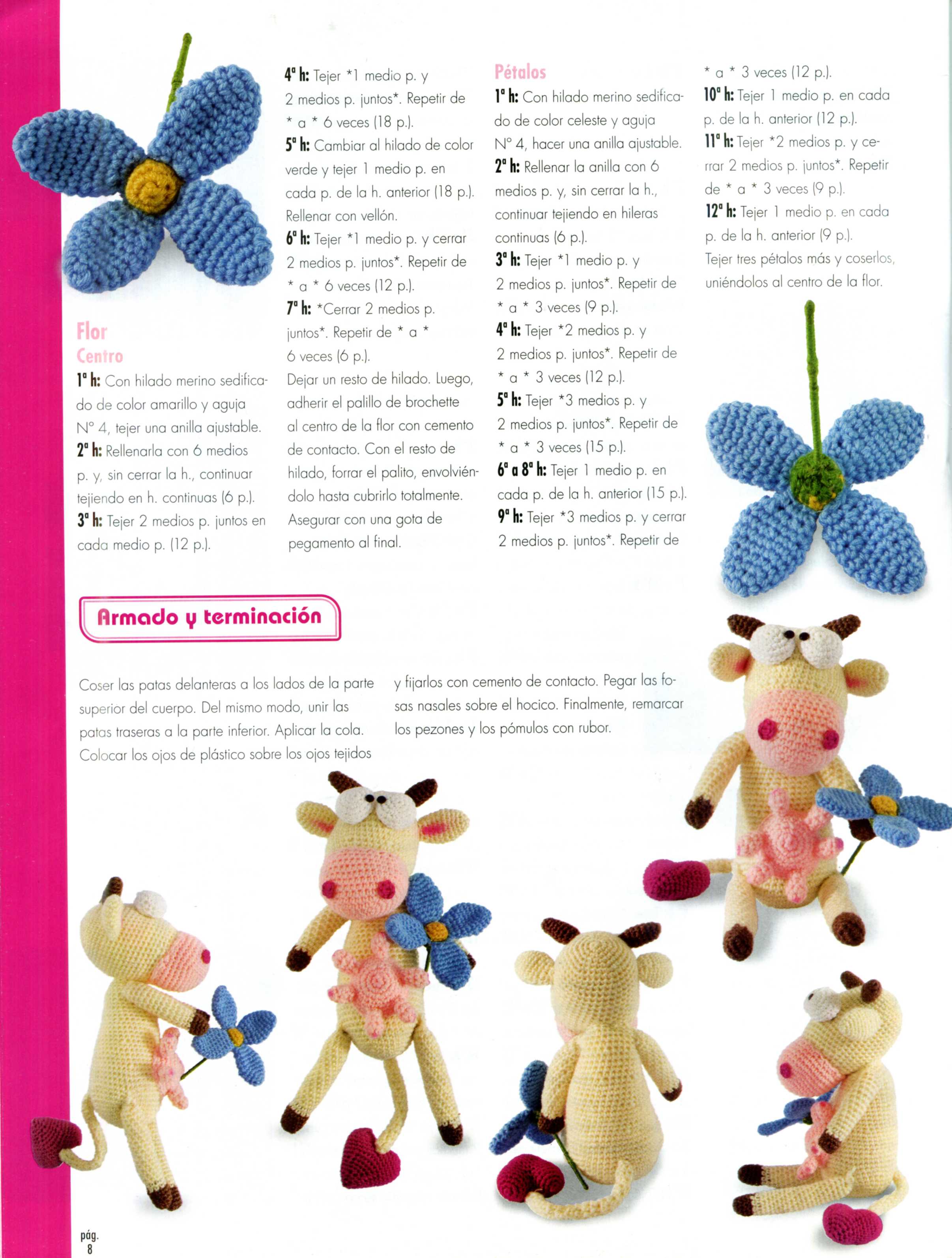 Lovely cow amigurumi pattern (5)