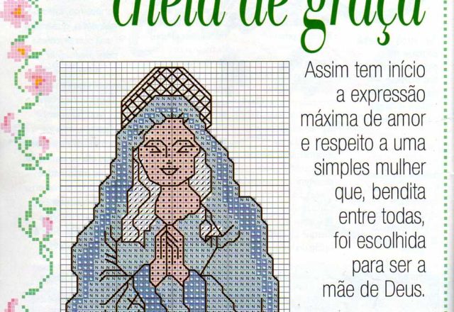 Madonna with prayer Hail Mary (2)