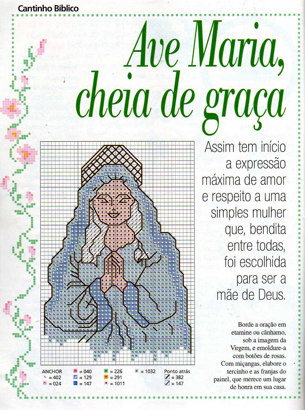 Madonna with prayer Hail Mary (2)