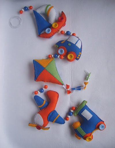 Means of transport free felt patterns (1)