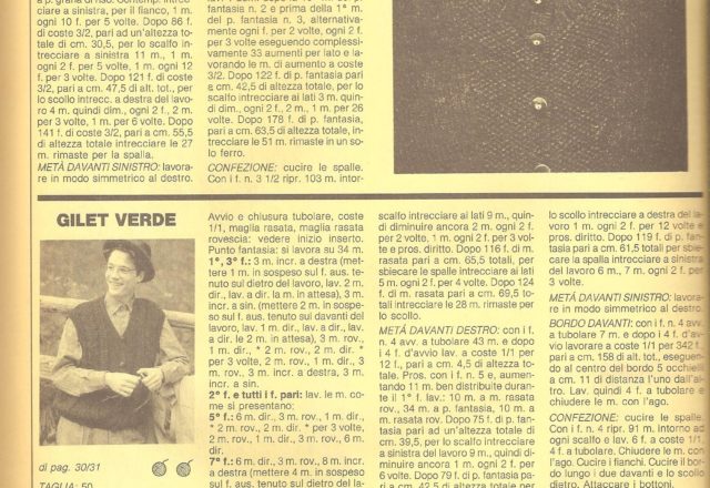 Men green jacket knitting pattern (2)