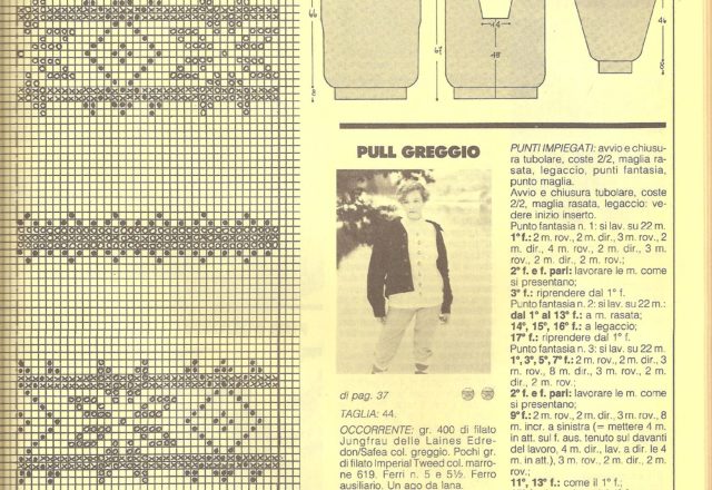 Men pull jacquard knitting pattern (3)