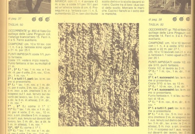 Men pull melange knitting pattern (2)