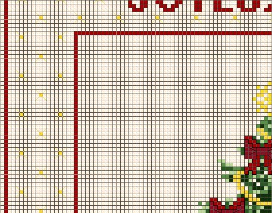 Merry Christmas tree with red ribbons (1)