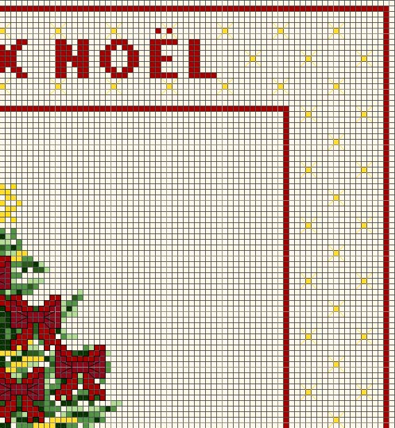 Merry Christmas tree with red ribbons (2)