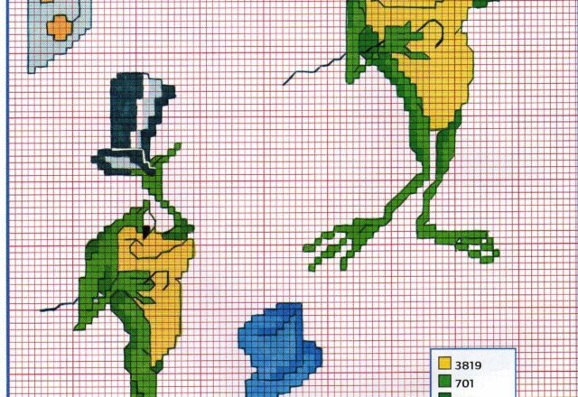 Michigan J Frog cross stitch patterns (1)