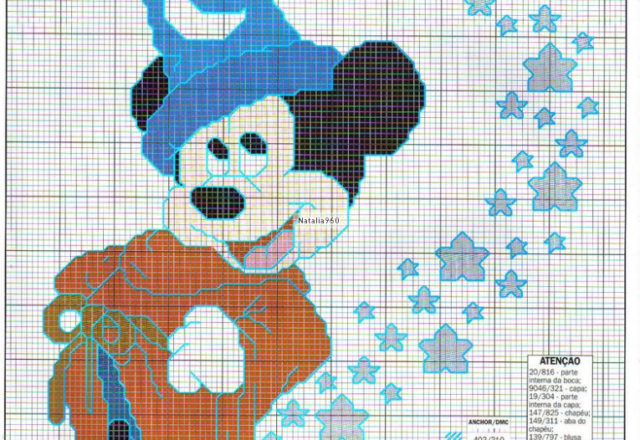 Mickey Mouse cross stitch patterns (1)