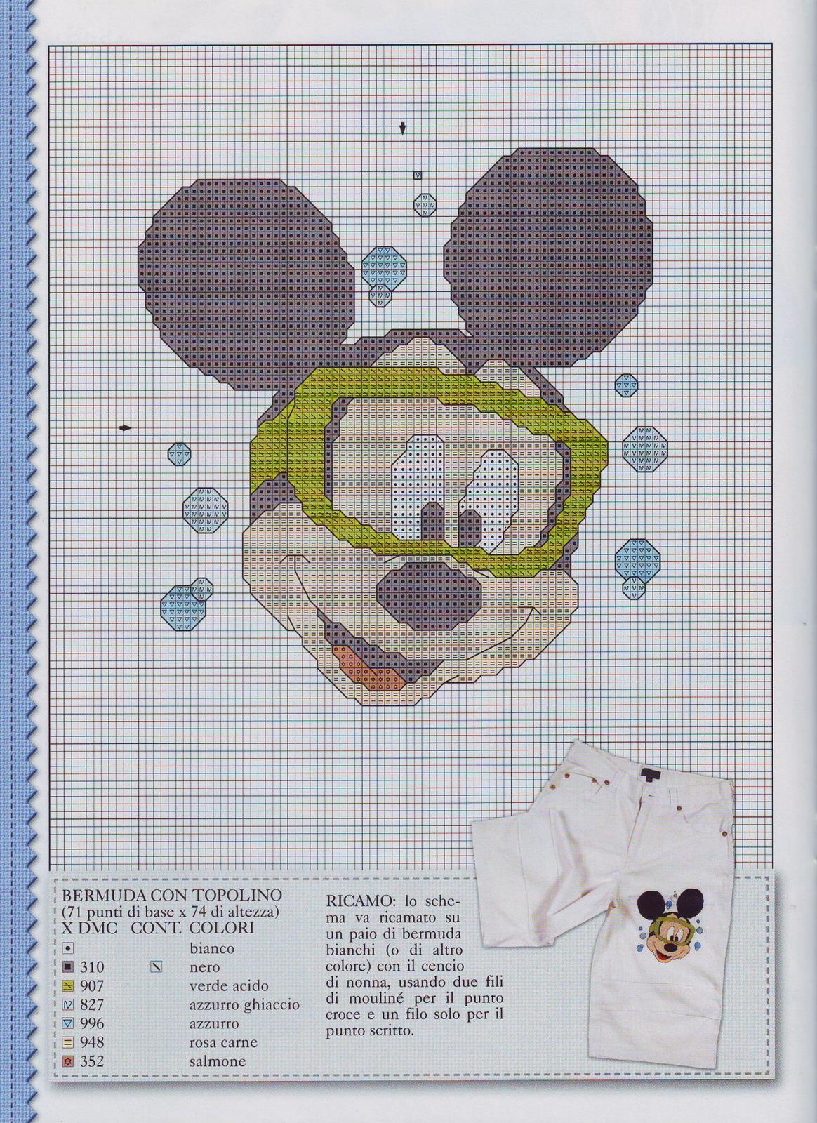 Mickey Mouse cross stitch patterns (2)